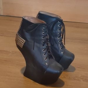 Jeffery Campbell heeless lady Gaga shoes